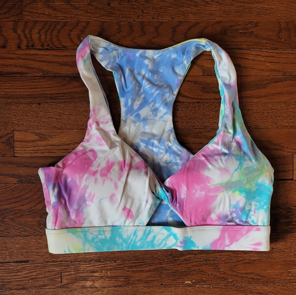 Vital Apparel Twist Front Sports Bra, Size M